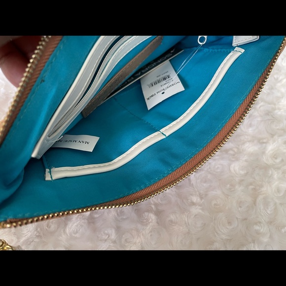 Clutch purse, Cork with leather and fabric details - Picture 5 of 6